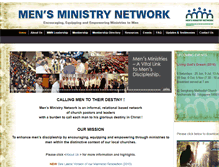 Tablet Screenshot of mensministrynetwork.org.sg